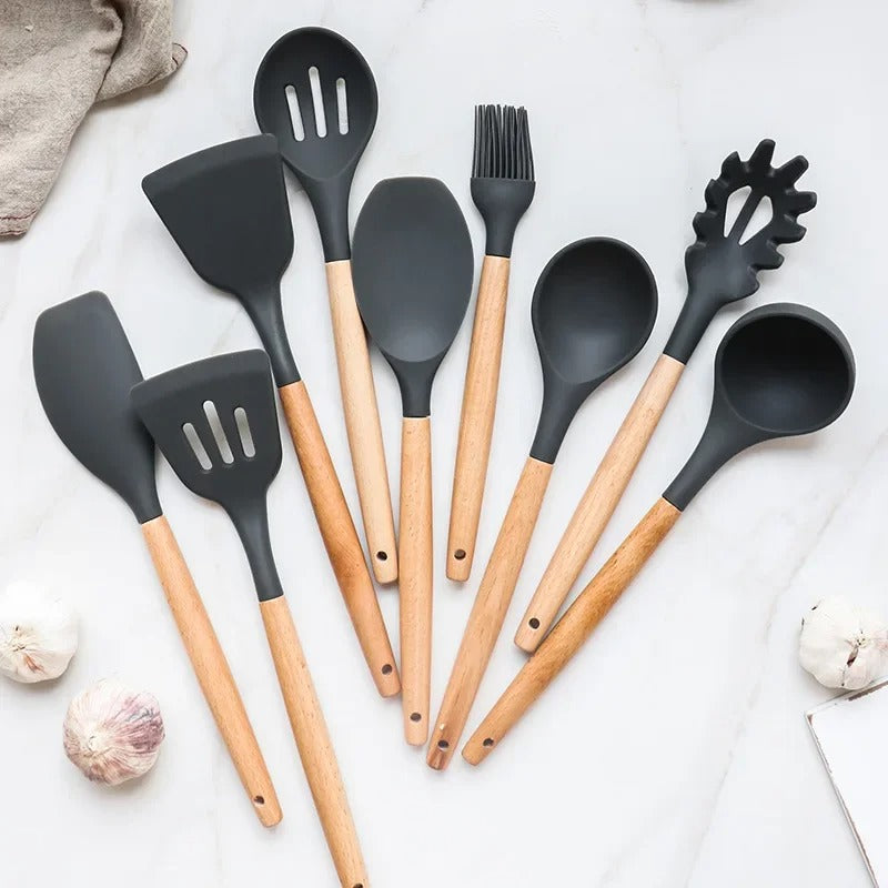 12-Piece Silicone Kitchen Utensil Set