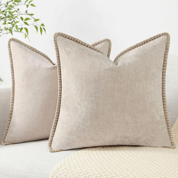 Chenille pillowcases