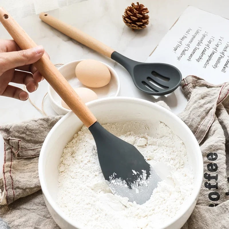 12-Piece Silicone Kitchen Utensil Set